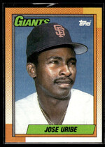 1990 Topps Base Set #472 Jose Uribe