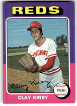 1975 Topps Base Set #423 Clay Kirby