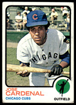 1973 Topps Base Set #393 Jose Cardenal