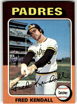 1975 Topps Base Set #332 Fred Kendall