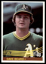1984 Donruss Base Set #218 Dave Beard