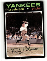 1971 Topps Base Set #460 Fritz Peterson