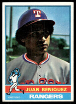 1976 Topps Base Set #496 Juan Beniquez