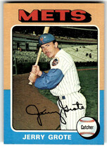 1975 Topps Base Set #158 Jerry Grote