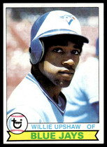 1979 Topps Base Set #341 Willie Upshaw