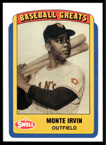 1990 Swell Baseball Greats #85 Monte Irvin