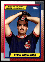 1990 Topps Debut 89 #142 Kevin Wickander