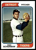 1974 Topps Base Set #186 Fred Scherman