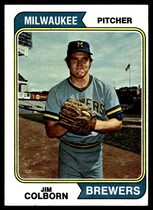 1974 Topps Base Set #75 Jim Colborn