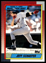 1990 Topps Debut 89 #109 Jeff Schaefer