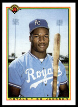 1990 Bowman Base Set #378 Bo Jackson