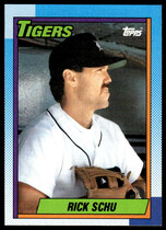 1990 Topps Base Set #498 Rick Schu