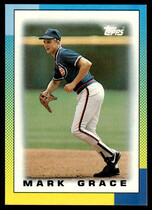 1990 Topps Mini Leaders #49 Mark Grace