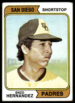 1974 Topps Base Set #572 Enzo Hernandez