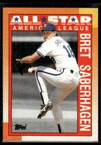 1990 Topps Base Set #393 Bret Saberhagen