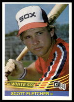 1984 Donruss Base Set #452 Scott Fletcher