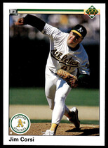 1990 Upper Deck Base Set #521 Jim Corsi