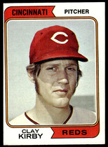 1974 Topps Base Set #287 Clay Kirby