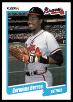 1990 Fleer Base Set #575 Geronimo Berroa