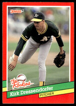 1991 Donruss Rookies #24 Kirk Dressendorfer