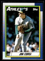 1990 Topps Base Set #623 Jim Corsi