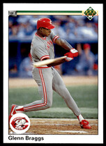 1990 Upper Deck Base Set #714 Glenn Braggs