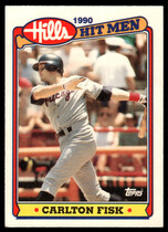 1990 Topps Hills Hit Men #29 Carlton Fisk