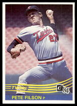 1984 Donruss Base Set #194 Pete Filson