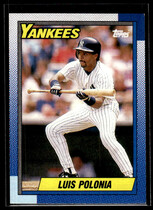 1990 Topps Base Set #634 Luis Polonia