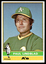 1976 Topps Base Set #9 Paul Lindblad