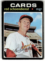 1971 Topps Base Set #239 Red Schoendienst