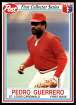 1990 Post Base Set #22 Pedro Guerrero