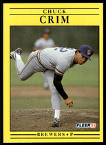 1991 Fleer Base Set #579 Chuck Crim