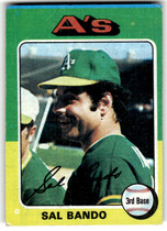 1975 Topps Base Set #380 Sal Bando