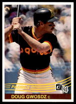 1984 Donruss Base Set #383 Doug Gwosdz