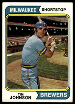 1974 Topps Base Set #554 Tim Johnson