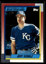 1990 Topps Debut 89 #110 Jeff Schulz