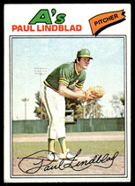 1977 Topps Base Set #583 Paul Lindblad