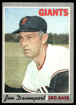 1970 Topps Base Set #378 Jim Davenport