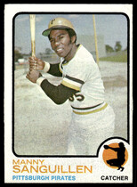 1973 Topps Base Set #250 Manny Sanguillen