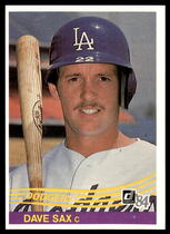 1984 Donruss Base Set #519 Dave Sax