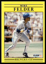 1991 Fleer Base Set #583 Mike Felder