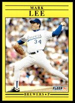1991 Fleer Update #U-30 Mark Lee