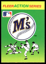 1990 Fleer Action Series Team Stickers #NNO Mariners