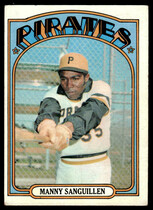 1972 Topps Base Set #60 Manny Sanguillen