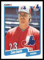 1990 Fleer Base Set #362 Zane Smith