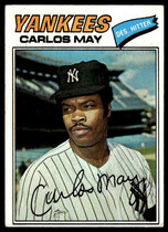 1977 Topps Base Set #568 Carlos May