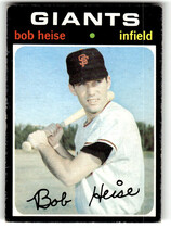 1971 Topps Base Set #691 Bob Heise