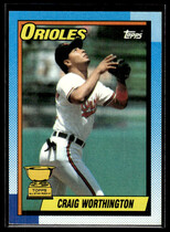 1990 Topps Base Set #521 Craig Worthington