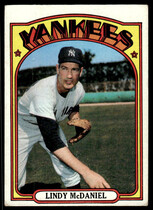 1972 Topps Base Set #513 Lindy McDaniel